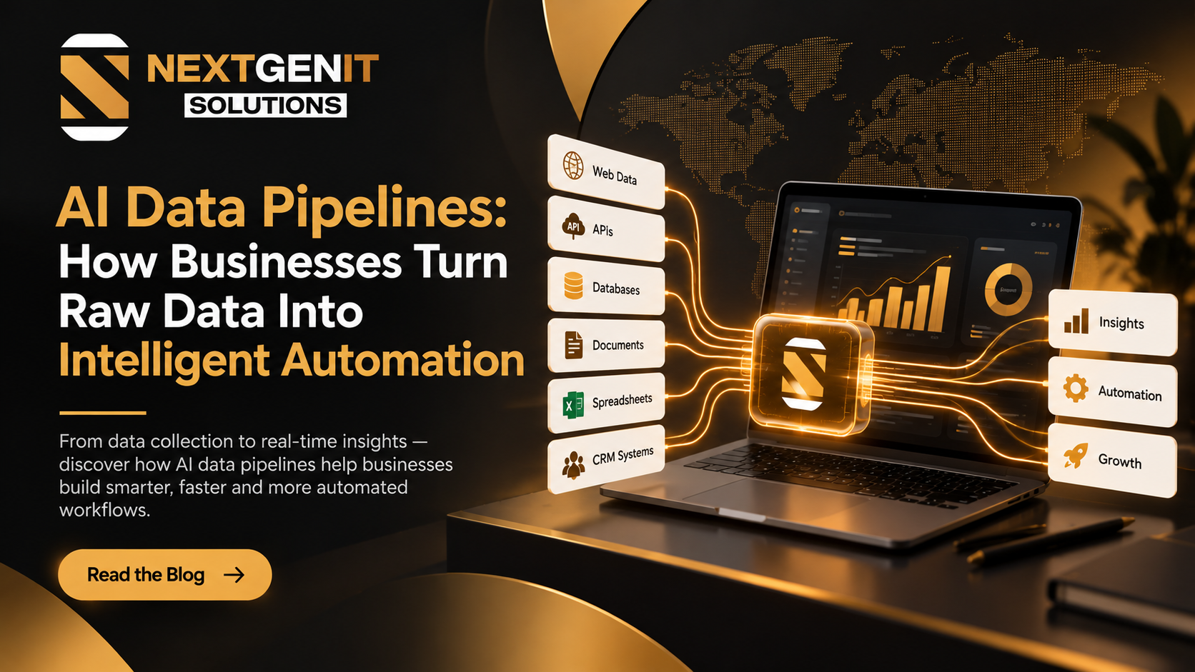 AI Data Pipelines: How Businesses Turn Raw Data Into Intelligent Automation